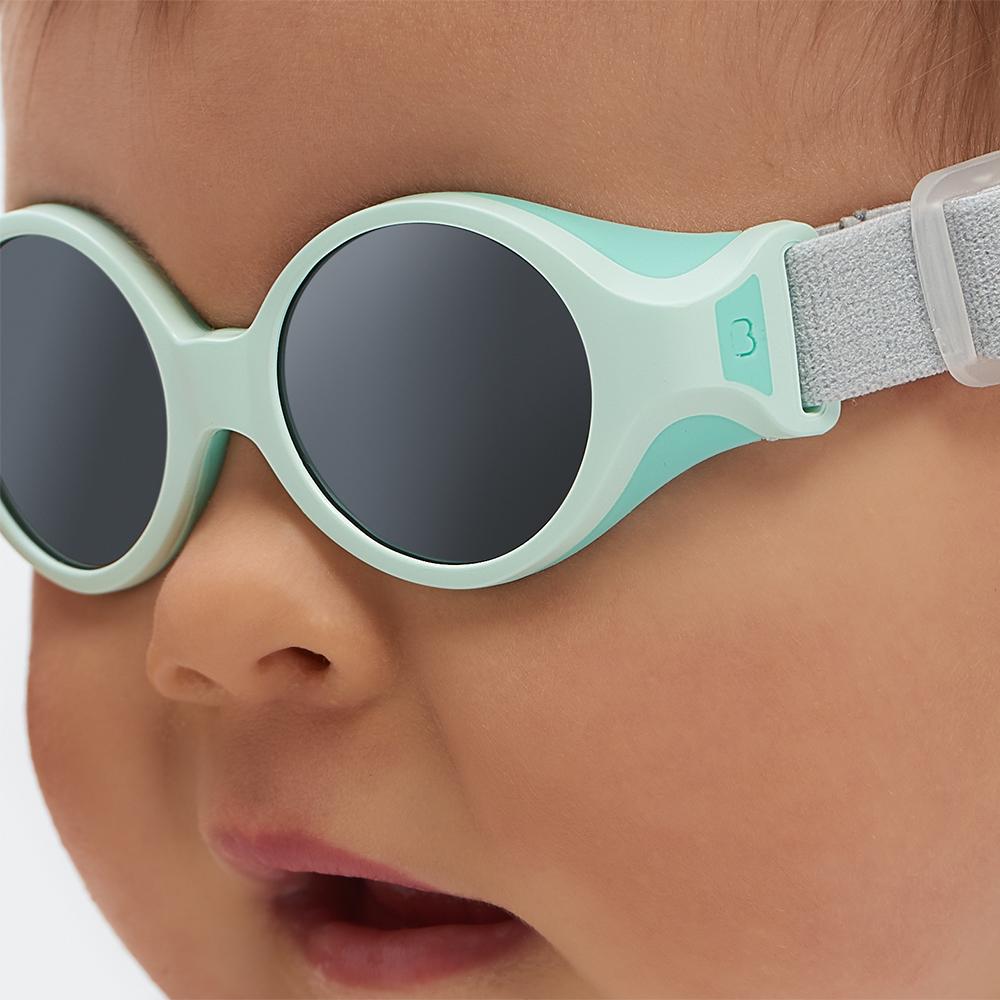 Baby Clip Strap Sunglasses - Powder Green (1)