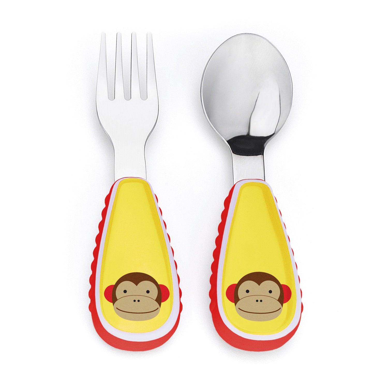 Skip Hop - Monkey Zootensils Fork and Spoon Set-The Stork Nest